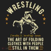 Wrestling Definition Funny Wrestle  Wrestling Cute Gift Women's Sweatshirt thumb 2