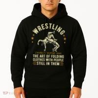 Wrestling Definition Funny Wrestle  Wrestling Cute Gift Hoodie thumb 2