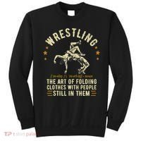 Wrestling Definition Funny Wrestle  Wrestling Cute Gift Sweatshirt thumb 0