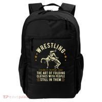 Wrestling Definition Funny Wrestle  Wrestling Cute Gift Backpack thumb 0