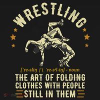 Wrestling Definition Funny Wrestle  Wrestling Cute Gift Women's Hoodie thumb 2