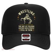 Wrestling Definition Funny Wrestle  Wrestling Cute Gift Hat thumb 0