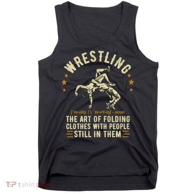 Wrestling Definition Funny Wrestle  Wrestling Cute Gift Tank Top