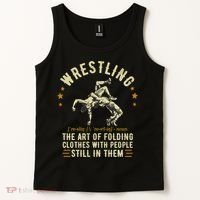 Wrestling Definition Funny Wrestle  Wrestling Cute Gift Tank Top thumb 2