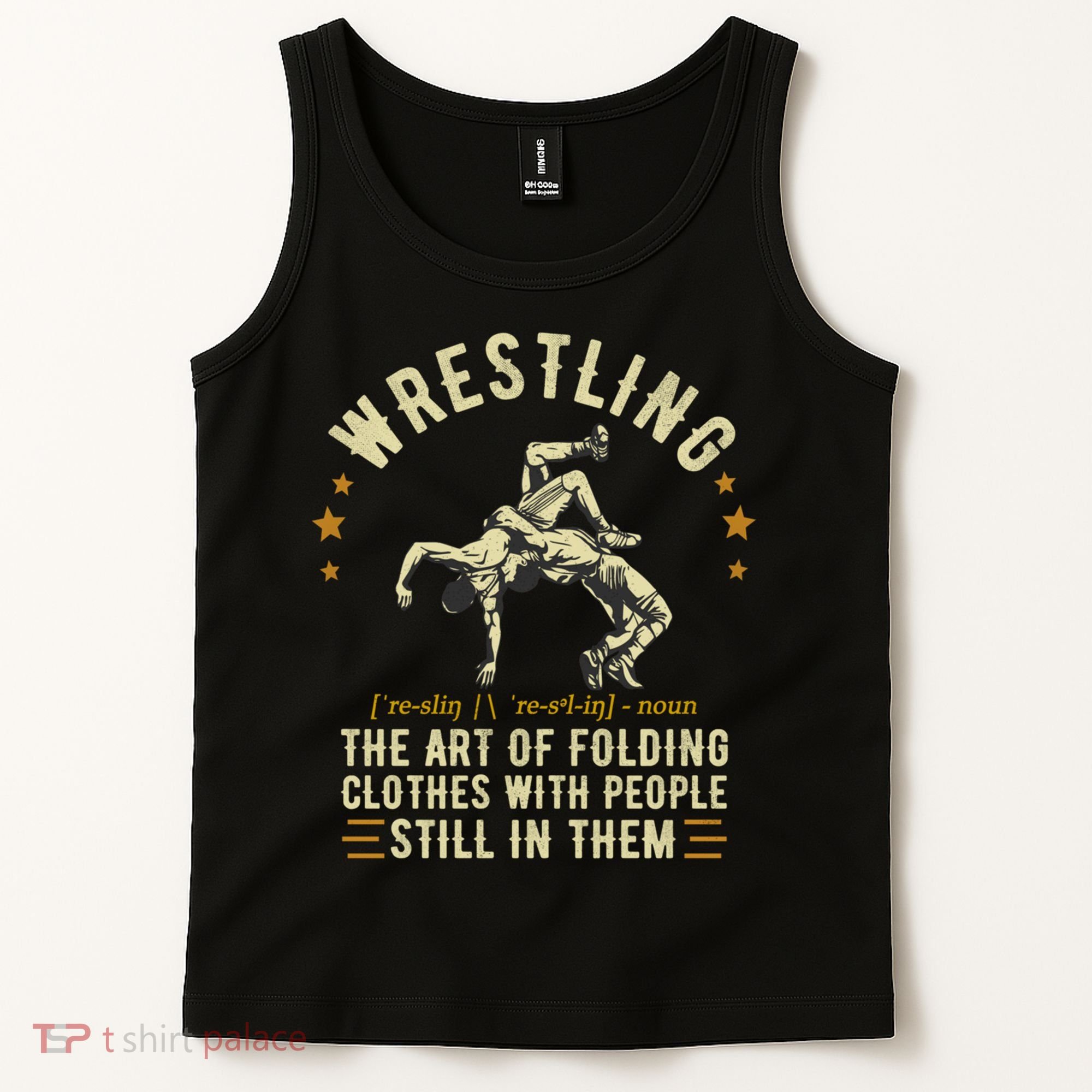 Wrestling Definition Funny Wrestle  Wrestling Cute Gift Tank Top