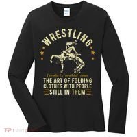 Wrestling Definition Funny Wrestle  Wrestling Cute Gift Women's Long Sleeve Shirt thumb 0