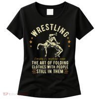 Wrestling Definition Funny Wrestle  Wrestling Cute Gift Women's T-Shirt thumb 0
