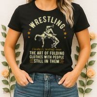 Wrestling Definition Funny Wrestle  Wrestling Cute Gift Women's T-Shirt thumb 2