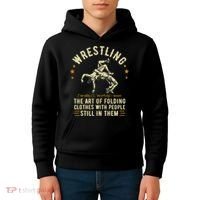 Wrestling Definition Funny Wrestle  Wrestling Cute Gift Kids Hoodie thumb 4