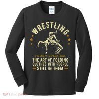 Wrestling Definition Funny Wrestle  Wrestling Cute Gift Kids Long Sleeve Shirt thumb 0