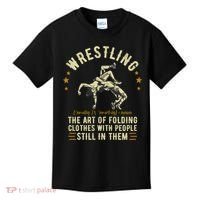 Wrestling Definition Funny Wrestle  Wrestling Cute Gift Kids T-Shirt thumb 0