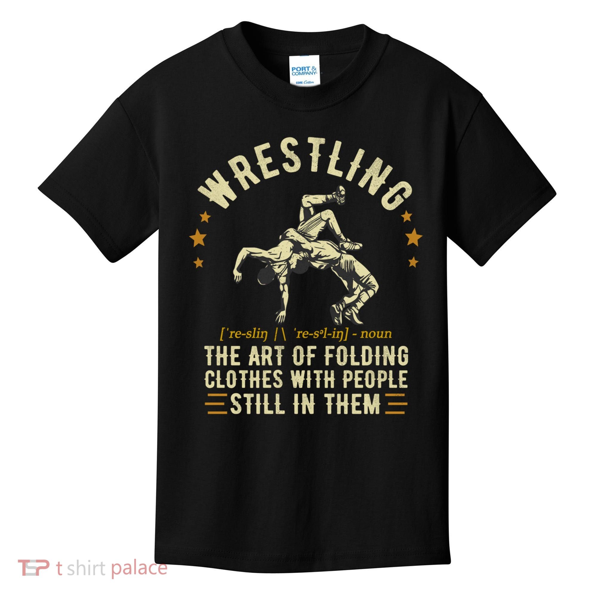 Wrestling Definition Funny Wrestle  Wrestling Cute Gift Kids T-Shirt