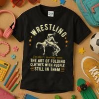 Wrestling Definition Funny Wrestle  Wrestling Cute Gift Kids T-Shirt thumb 3