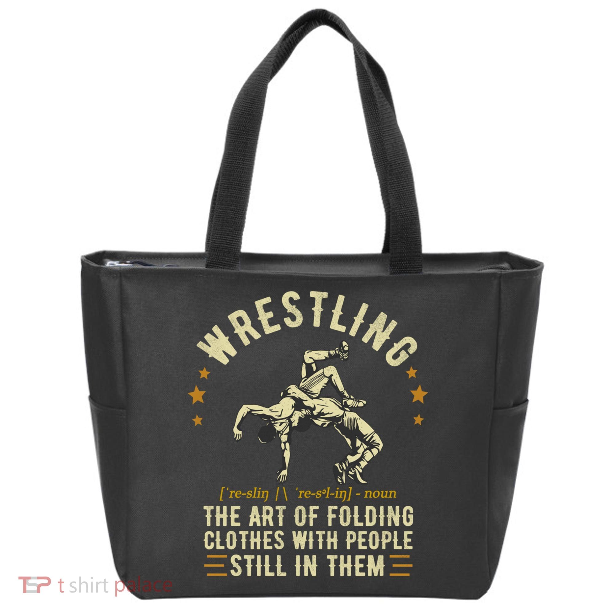 Wrestling Definition Funny Wrestle  Wrestling Cute Gift Tote Bag