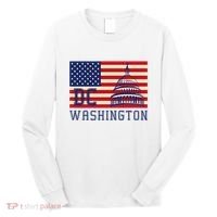 Washington Dc Flag Of The United States Long Sleeve Shirt thumb 0