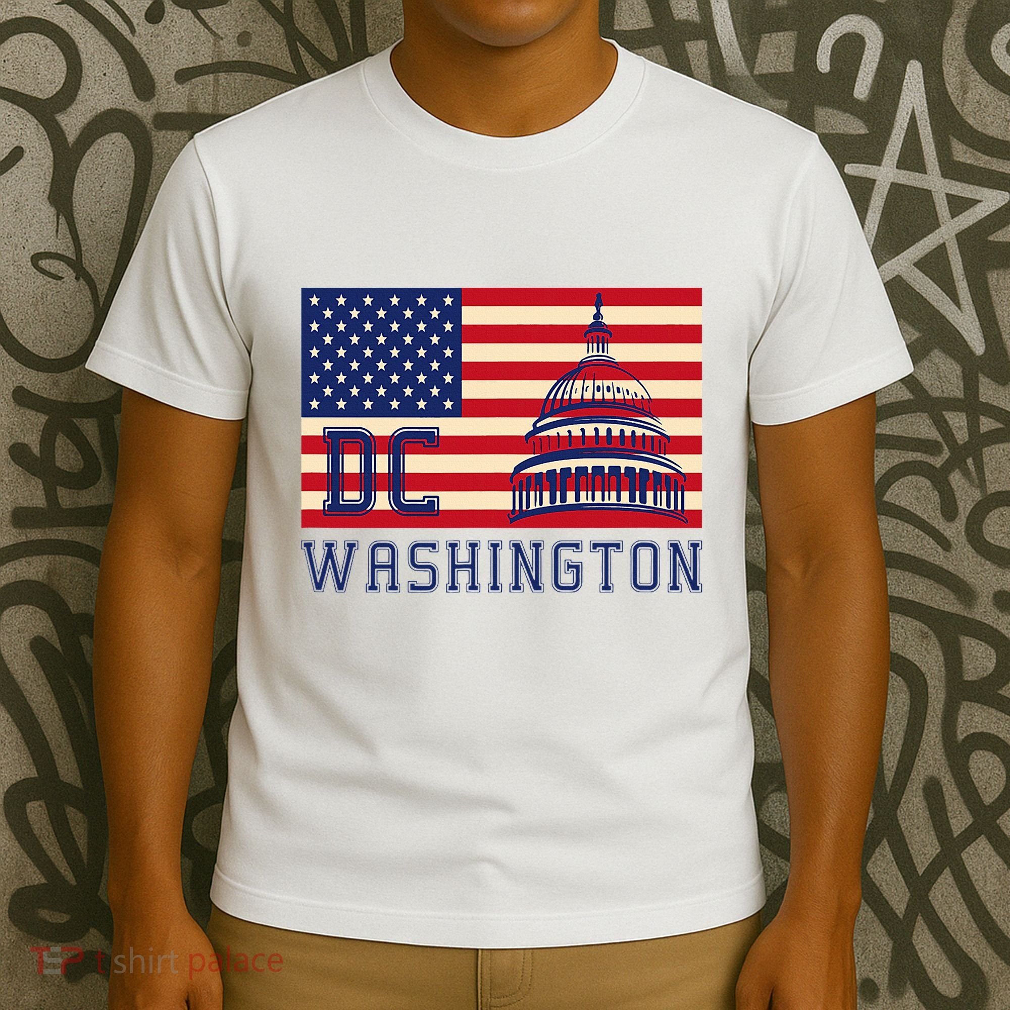 Washington Dc Flag Of The United States T-Shirt