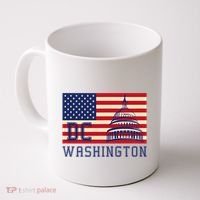 Washington Dc Flag Of The United States Coffee Mug thumb 0