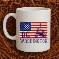 Washington Dc Flag Of The United States Coffee Mug thumb 2
