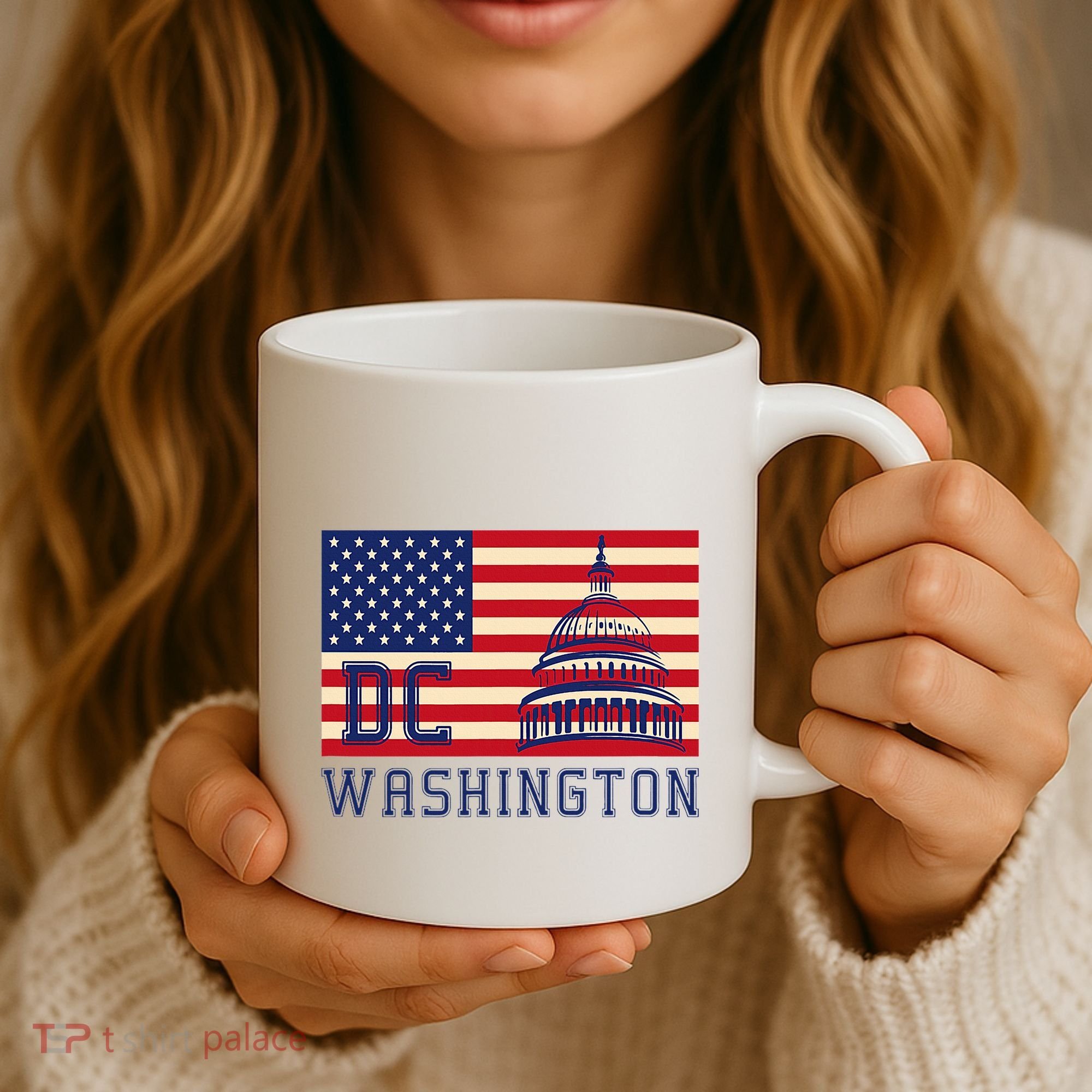 Washington Dc Flag Of The United States Coffee Mug