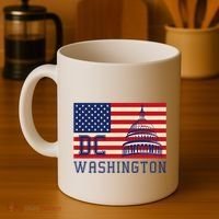 Washington Dc Flag Of The United States Coffee Mug thumb 4