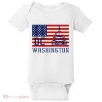 Washington Dc Flag Of The United States Baby Bodysuit thumb 0