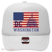 Washington Dc Flag Of The United States Hat thumb 0