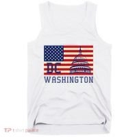 Washington Dc Flag Of The United States Tank Top thumb 0