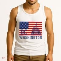 Washington Dc Flag Of The United States Tank Top thumb 3