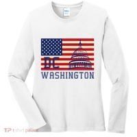Washington Dc Flag Of The United States Women's Long Sleeve Shirt thumb 0