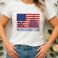 Washington Dc Flag Of The United States Women's T-Shirt thumb 2