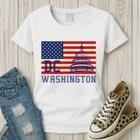 Washington Dc Flag Of The United States Women's T-Shirt thumb 3
