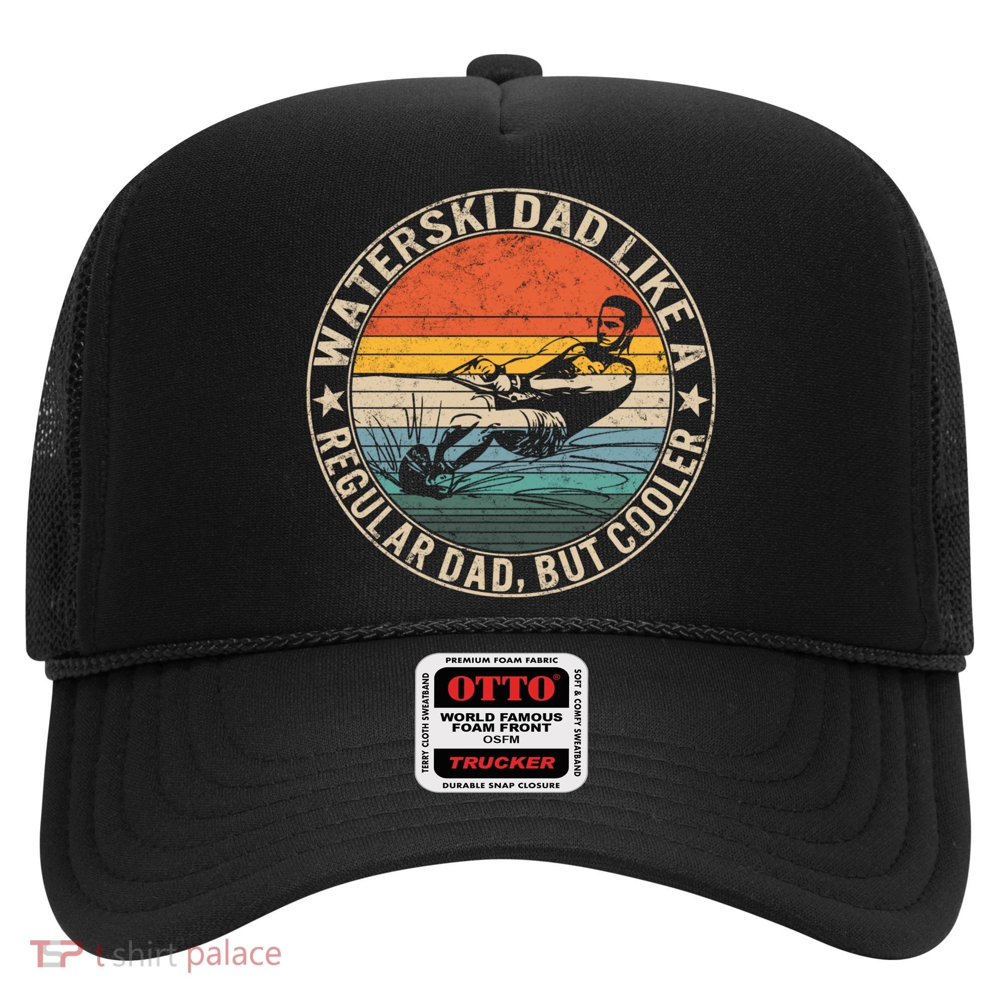 Waterski Dad Fathers Day Ski Lover Dad Water Skiing Rider Gift Hat