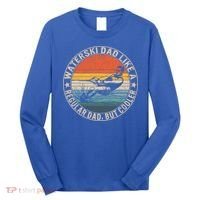 Waterski Dad Fathers Day Ski Lover Dad Water Skiing Rider Gift Long Sleeve Shirt thumb 0