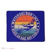 Waterski Dad Fathers Day Ski Lover Dad Water Skiing Rider Gift Mousepad thumb 0