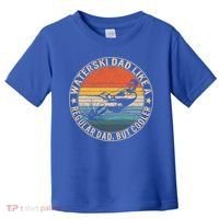 Waterski Dad Fathers Day Ski Lover Dad Water Skiing Rider Gift Toddler T-Shirt thumb 0