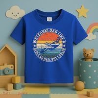 Waterski Dad Fathers Day Ski Lover Dad Water Skiing Rider Gift Toddler T-Shirt thumb 3