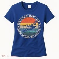 Waterski Dad Fathers Day Ski Lover Dad Water Skiing Rider Gift Women's T-Shirt thumb 0