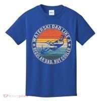 Waterski Dad Fathers Day Ski Lover Dad Water Skiing Rider Gift Kids T-Shirt thumb 0