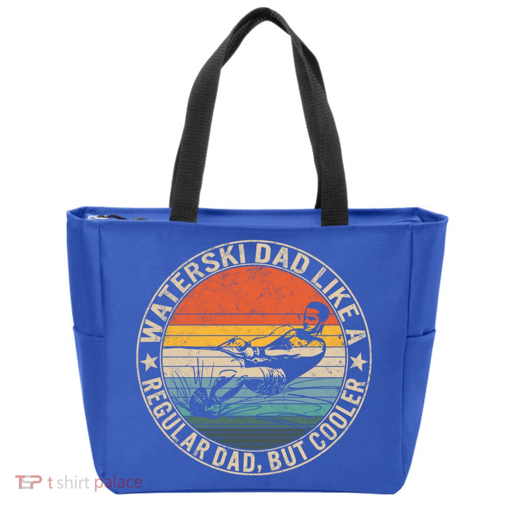 Waterski Dad Fathers Day Ski Lover Dad Water Skiing Rider Gift Tote Bag