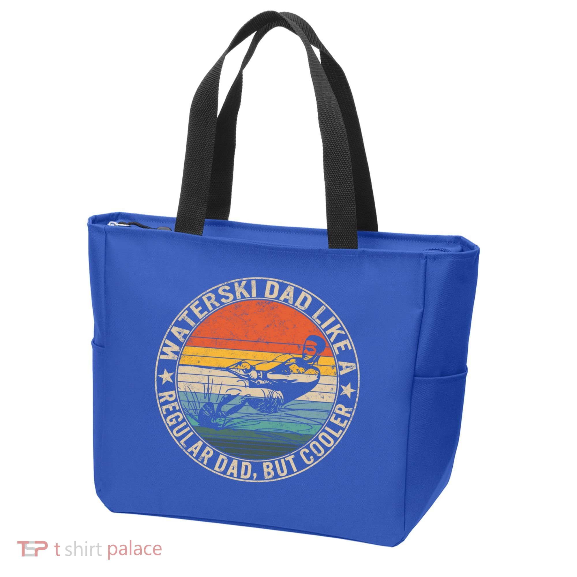 Waterski Dad Fathers Day Ski Lover Dad Water Skiing Rider Gift Tote Bag