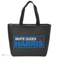 White Dudes For Kamala Harris Tote Bag thumb 0