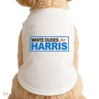 White Dudes For Kamala Harris Doggie Tank thumb 0