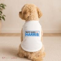 White Dudes For Kamala Harris Doggie Tank thumb 2