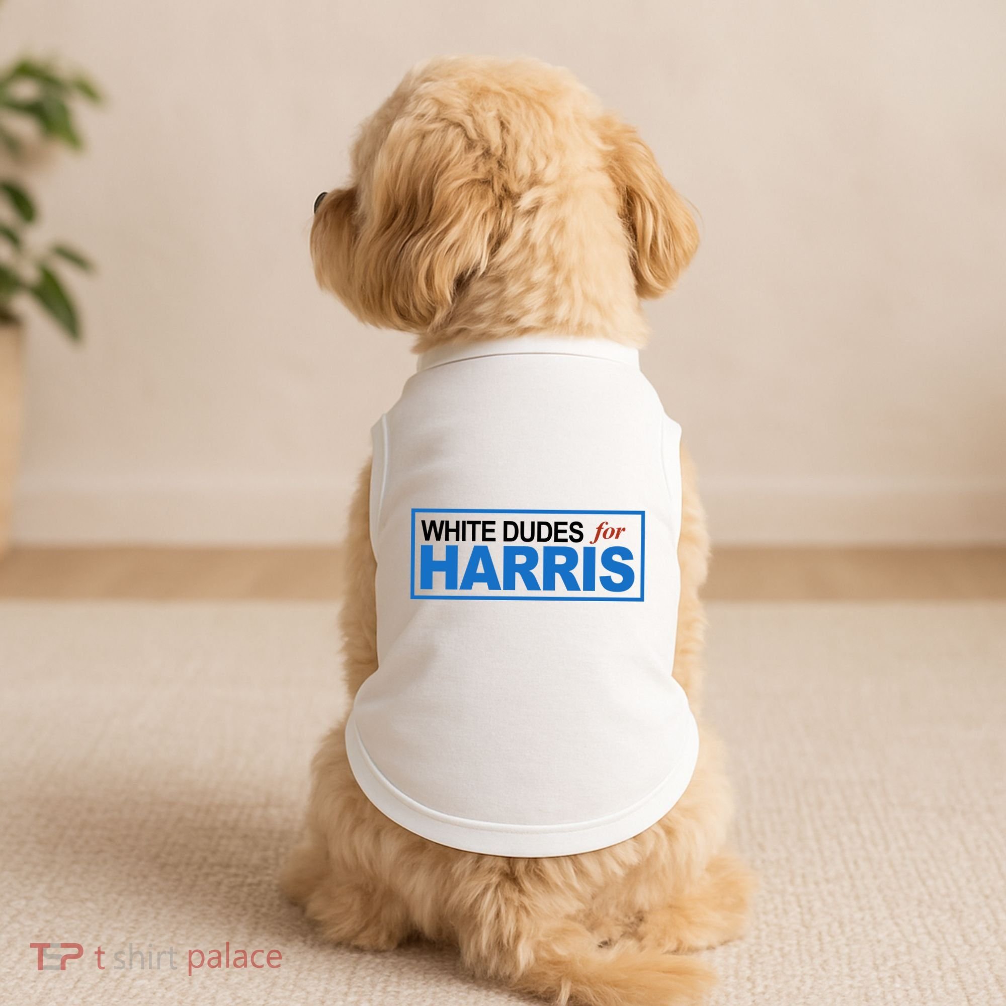 White Dudes For Kamala Harris Doggie Tank
