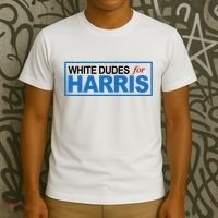 White Dudes For Kamala Harris T-Shirt thumb 3