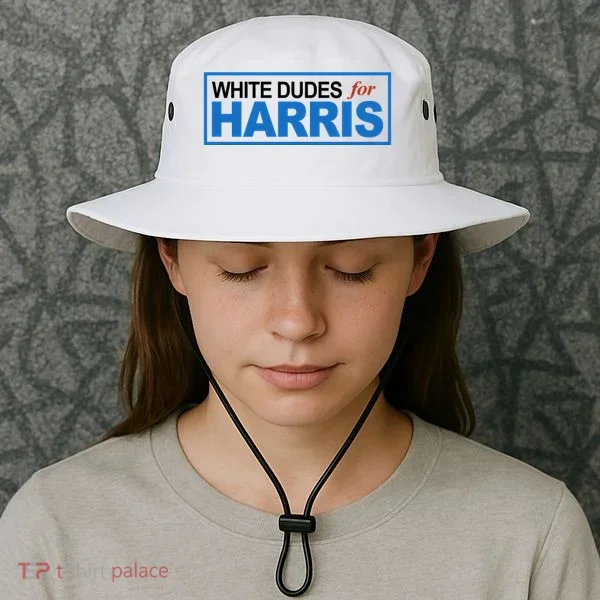White Dudes For Kamala Harris Bucket Hat