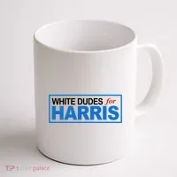 White Dudes For Kamala Harris Coffee Mug thumb 1