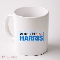 White Dudes For Kamala Harris Coffee Mug thumb 0