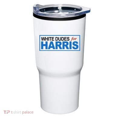 White Dudes For Kamala Harris Tumbler