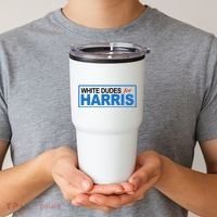 White Dudes For Kamala Harris Tumbler thumb 2